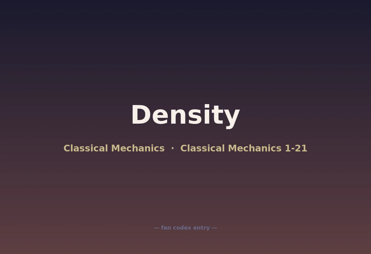 Density
