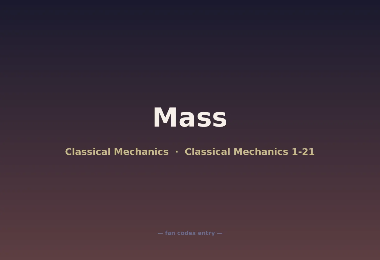 Mass