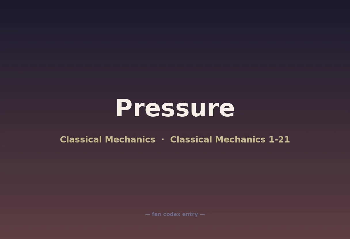 Pressure